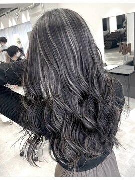 シエラ 心斎橋(CIERA.) 外ハネボブ美髪ワイドバングセミロング バレイヤージュ