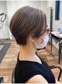 ショートヘア×ハイライト