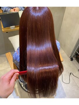 ジーナ 船橋(Zina) 髪質改善＊くびレイヤーピンクベージュ＊美髪【Zina船橋】