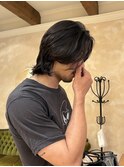 メンズロング メンズレイヤー センターパート 銀座 木村拓哉