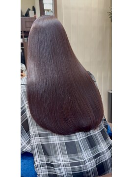 ヘアケアアンドヘアデザイン リベール(L:belle) イメチェンヘアスタイルダークバイオレット艶髪美髪のススメ