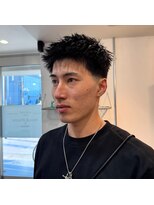 ルチア ヘアクリア 新大阪店(Lucia hair clear)&nbsp;スパイキーショート/新大阪/メンズパーマ/ツイストパーマ