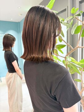 ノエ トトン(noe tton) ミディアムヘア/デザインカラー/フェイスフレーミング/名駅a55