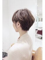 メモリーズ 水天宮前店(Memories)&nbsp;小顔大人ショートチョコレートブラウンマッシュショートベージュ
