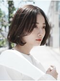 レイヤーボブミニボブ大人ボブ顔まわり