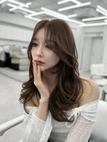 アマトウキョウスマートサロン(AMA TOKYO×Smart Salon)&nbsp;韓国ヘア　結べるレイヤーカット　ハッシュカット　顔まわり