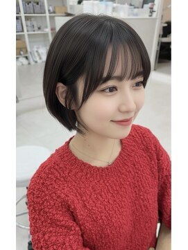 タッセルボブ/アンブレラカラー/ボブ/髪質改善/インナーカラー