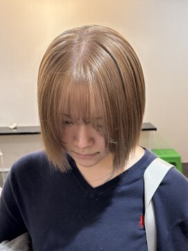 ラック 表参道(LUCK) ミルクティーベージュ/ケアブリーチ/ブリーチ/表参道/原宿