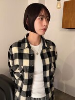 ルーム(Loom.)&nbsp;ミニボブ 切りっぱなしボブ ぱっつん前髪 ぷつっとボブ