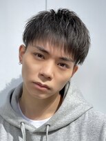 ルーシー 渋谷(LUCEY) スパイキーショートメンズカットツイストスパイラルパーマメンズ