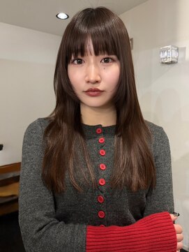 ナービス(NARVIS) 透明感ショコラブラウン/レイヤーカット/顔まわりカット