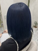 ラル(Lalu)&nbsp;ブリーチ/ケアブリーチ/ダブルカラー/ブルーカラー/ボブ/韓国