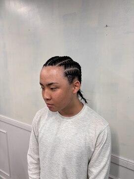 ヌーク 押上店(NooK) 地毛コーンロウ/コーンロウ/特殊ヘア/メンズ