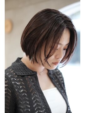 シム 千葉(sim) 千葉駅/着物ヘア/大人ガーリー/ダークアッシュ/似合わせカット