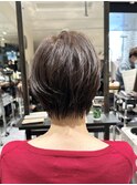 【LA'BO三浦】30代/40代/50代/くびれショート/アッシュ
