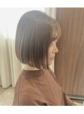 大人女性におすすめ 艶とまとまりの美髪ボブ