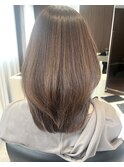 自然なツヤと柔らかさの髪質改善ストレート