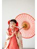 ３歳　着付け＋ヘアセット　￥10,000（土日祝￥11,000）着物お持込み