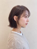 ワゴンバイアフロート(Wagon by afloat) 切りっぱなし×くびれ外ハネボブ20代30代40代韓国風ボブ池袋