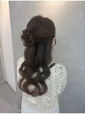 【ハーフアップ】六本木/六本木駅/ヘアセット/早朝/デート