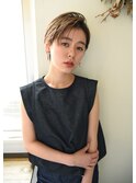 【juno】ナチュラルおしゃれ♪ハンサムかきあげベリーショート