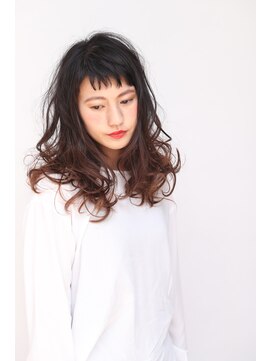 オーガニックエコ 川越(organic+eco) グラデーション×パーマ【川越/イルミナカラー/ヘッドスパ】