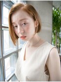 外人風耳掛けボブ☆