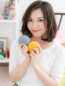 マカロン 郡山富田店(macaron) 【macaron富田】大人可愛い☆ゆるふわツヤ髪ベージュ