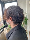 スパイラルパーマ、ソフトウルフ、クセ風パーマ、ウェーブ