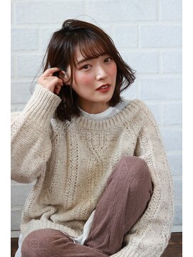 ブリーチ ラボ エーアイ 原宿店(BLEACH LABO Ai) 20代30代40代50代 色っぽふんわりショートの重軽ウェーブヘア♪