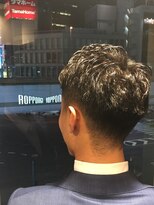 ヒロギンザ 六本木店(HIRO GINZA)&nbsp;七三ツーブロックショート＜六本木＞＜理容室＞＜バーバー＞