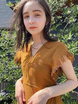 ナル(nalu.) 地毛風カラー / くすみベージュ