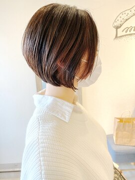 メルト 吉祥寺(melt) 【宮本大輔】大人可愛い 丸みショート 前下がり 20代30代40代