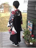ショートでも可愛い★袴着付け髪◎和装◎卒業式☆成人式☆前撮り