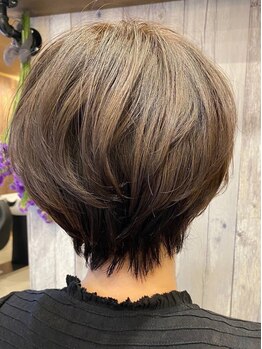 イスト(hair salon ist)の写真/【横手中央通り沿い】『丁寧なカウンセリング×高い技術力』で叶える大人可愛いショートスタイル♪