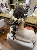 編みおろしヘアセット
