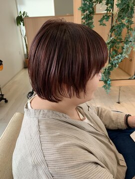 アドラーブル 長岡リップス旭岡店(adorable) 大人可愛い丸みボブピンクラベンダーベージュベビーピンク