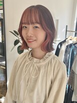 ヘアーアイスカルテット(HAIR ICI QUARTET)&nbsp;大人可愛い大人美人小顔立体カットインナーカラー透け感
