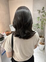 サンド 池袋(sand)&nbsp;韓国ヘア／ミディアム/レイヤーカット／前髪カット