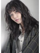 シエン 恵比寿(CIEN)&nbsp;レイヤースタイル/パーマスタイル/ウェーブパーマ/黒髪/アッシュ