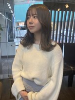 ヘアーサロン アウラ(hair salon aura)&nbsp;【aura】韓国ヘア/顔まわりレイヤー/小顔カット/グレージュ