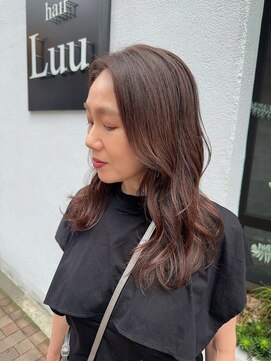 ルー ハナレ(Luu HANARE) ピンクブラウンカラー神戸/東灘/住吉/御影/岡本/摂津本山/芦屋