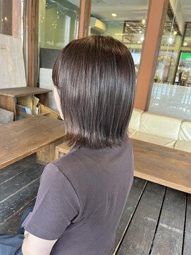 ココカラヘアー ニコ(cococara hair nico) 外ハネバズ/ぷつっとボブ/グレージュカラー