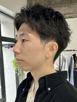 フゾンカウチ(fuzon kauti)&nbsp;men`sメンズカットツーブロックシャドーパーマヘッドスパ束感