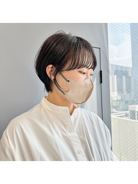 トッカ ヘアアンドトリートメント 難波店 小顔似合わせカット愛されクールショート20代/30代40代50代/難波