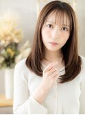 うぶバング小顔ワンカールストレートレイヤーa川口20代30代40代