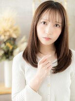 カバーヘア ブリス 川口(COVER HAIR bliss)&nbsp;うぶバング小顔ワンカールストレートレイヤーa川口20代30代40代