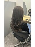 グレージュカラー×レイヤーカット