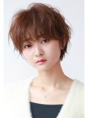 40代50代60代ニュアンスウェーブマッシュショート