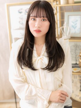 カバーヘア イヴ 戸頭店(COVER HAIR EVE) 大人フェミニンロングレイヤーエアストレートh3戸頭20代30代40代